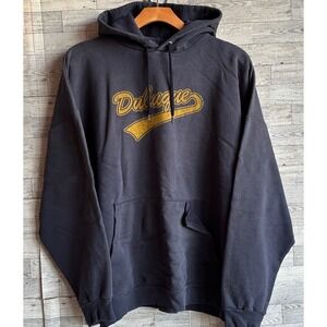 Sweatshirt Dubuque Iowa Vintage‎ Blue Distressed hoodie Men's XXL